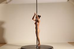 Poledance reference poses of Fannie